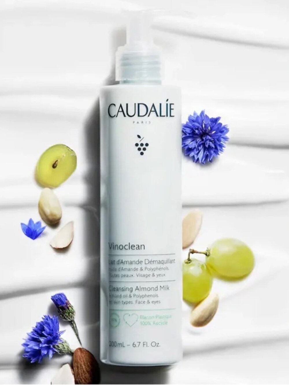 NWT Caudalie Vinoclean Gentle Cleansing Almond Milk